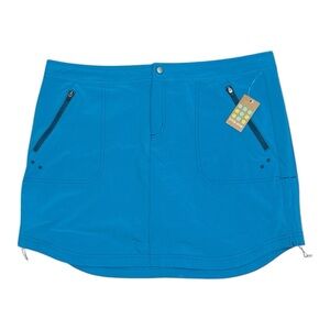 Title Nine Rogue Nimblene Azure Blue Skort Skirt